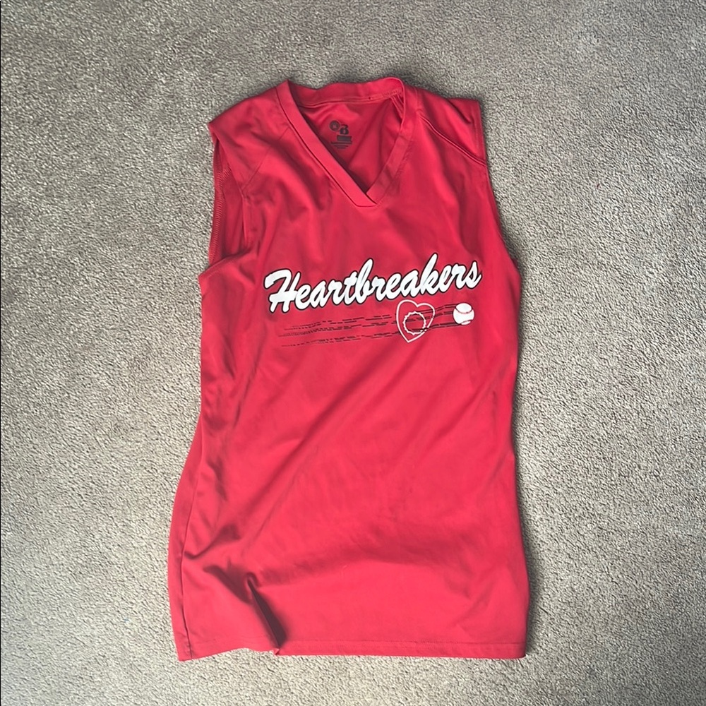 Red Heartbreakers Sleeveless Top